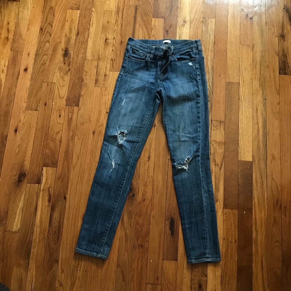 J Crew skinny jeans, size 24.